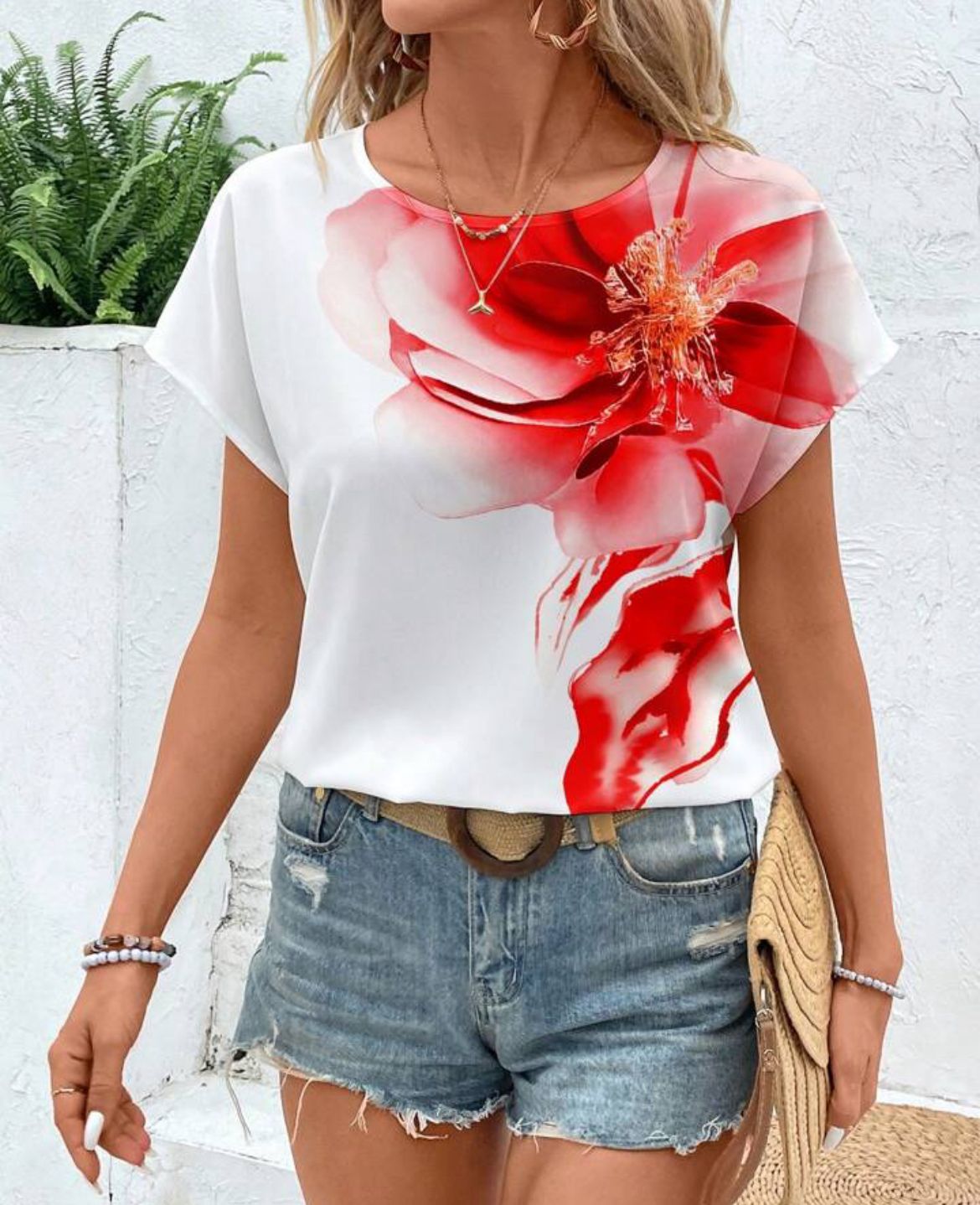 Blusa - Camiseta Floral