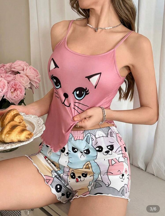 Pijama de Tiernos Gatitos