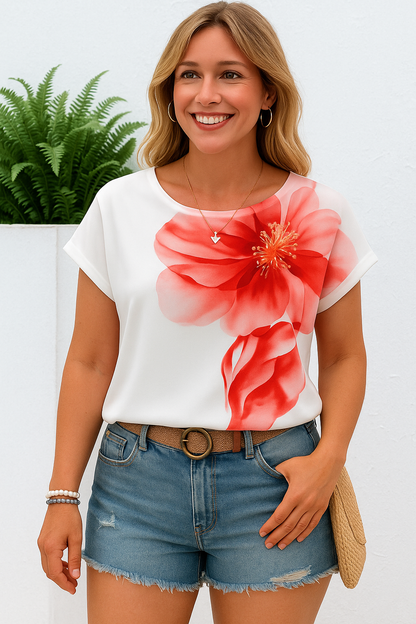 Blusa - Camiseta Floral
