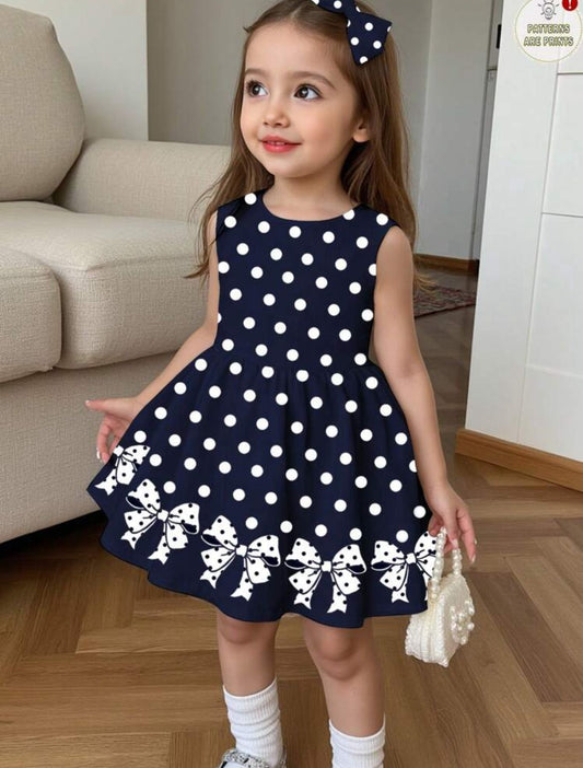 Vestido de niña de lunares