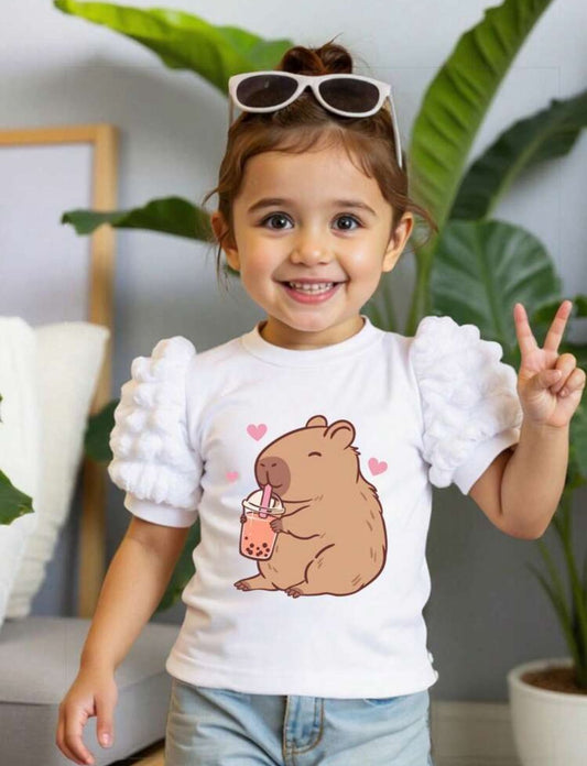 Camisa de niña- Capibara